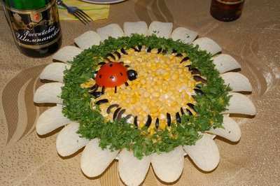 Салат с чипсами