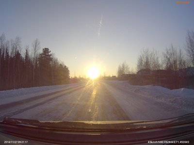 Салымское солнце (за бортом -31гр.)