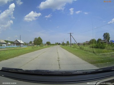 д.Ермаково - после через пару километров дорога не асфальтированная