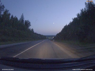 Моё любимое место(спуск к д.Панушково): эх, на закат не успел, зато домой благополучно добрался :-)