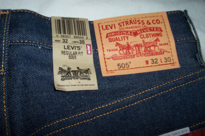 Levi's 505 W-31 L-32  Made in Mexico.